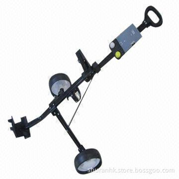 Gold 3 Wheel Hand Push Trolley, Tough Durable Frame, Soft Grip Handle
